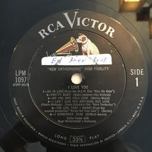 Carica l&#39;immagine nel visualizzatore di Gallery, Eddie Fisher With Hugo Winterhalter Orchestra : I Love You (LP, Album, Mono)

