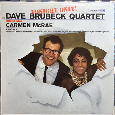 The Dave Brubeck Quartet : Tonight Only! (LP, Album, Mono)