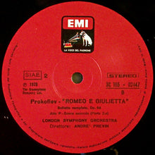 Carica l&#39;immagine nel visualizzatore di Gallery, Sergei Prokofiev, André Previn, London Symphony Orchestra : Romeo E Giulietta [Balletto Completo] (3xLP, RE)
