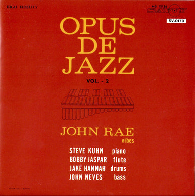 Johnny Rae : Opus De Jazz Vol. 2 (CD, Album, RE)