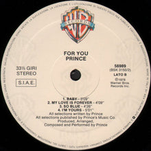 Carica l&#39;immagine nel visualizzatore di Gallery, Prince : For You (LP, Album, RE)

