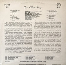 Carica l&#39;immagine nel visualizzatore di Gallery, Don Elliott : Don Elliot Sings (LP, Album, Mono, RE)
