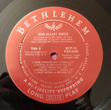Carica l&#39;immagine nel visualizzatore di Gallery, Don Elliott : Don Elliot Sings (LP, Album, Mono, RE)
