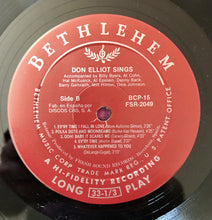 Carica l&#39;immagine nel visualizzatore di Gallery, Don Elliott : Don Elliot Sings (LP, Album, Mono, RE)
