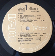 Carica l&#39;immagine nel visualizzatore di Gallery, Miami Featuring Robert Moore (3) : Miami (LP, Album)
