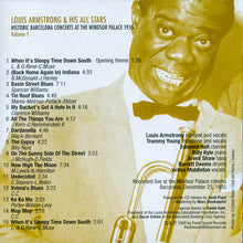 Carica l&#39;immagine nel visualizzatore di Gallery, Louis Armstrong And His All-Stars : Historic Barcelona Concerts At The Windsor Palace 1955 (2xCD)
