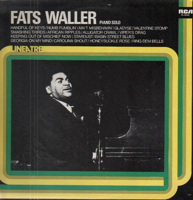 Fats Waller : Piano Solo (LP, Comp)