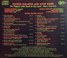 Carica l'immagine nel visualizzatore di Gallery, Maxine Sullivan And John Kirby : More 1940–1941 (CD, Comp)
