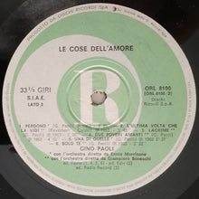 Carica l&#39;immagine nel visualizzatore di Gallery, Gino Paoli : Le Cose Dell&#39;Amore (LP, Album, RE)

