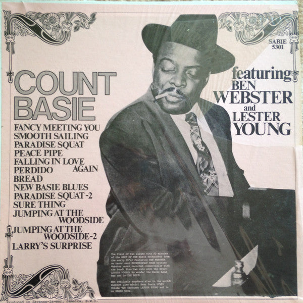 Count Basie featuring Ben Webster and Lester Young : Count Basie (LP, Comp, Unofficial)