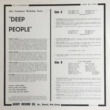 Carica l&#39;immagine nel visualizzatore di Gallery, Shelly Manne, Jimmy Giuffre, Shorty Rogers, Bill Russo : Deep People (LP, Album, Mono)
