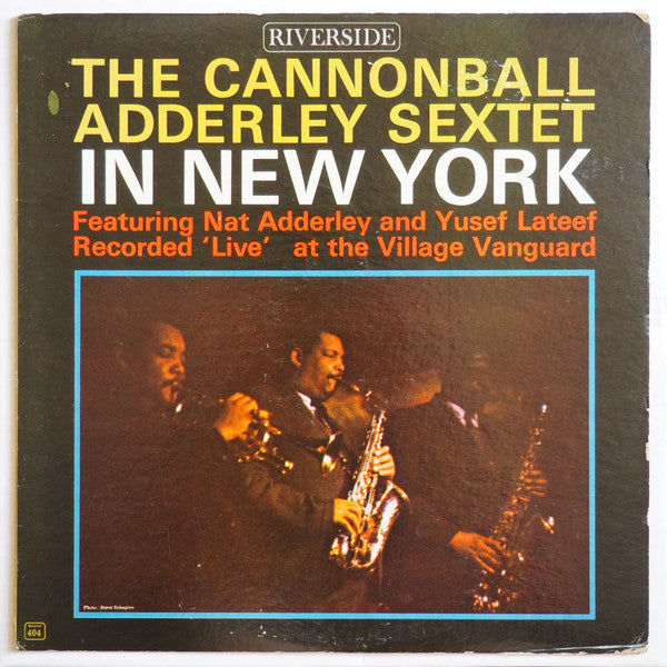The Cannonball Adderley Sextet* : In New York (LP, Album, Mono, Dee)