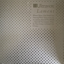 Carica l&#39;immagine nel visualizzatore di Gallery, Ultravox : Lament (LP, Album, Ltd, RE, 180)

