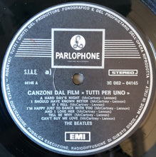 Carica l&#39;immagine nel visualizzatore di Gallery, The Beatles : Tutti Per Uno (A Hard Day&#39;s Night) (LP, Album, RE)
