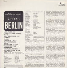 Carica l&#39;immagine nel visualizzatore di Gallery, Bellini (25) : And Then I Wrote... Irving Berlin (LP)
