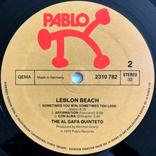 Carica l&#39;immagine nel visualizzatore di Gallery, The Al Gafa Quinteto : Leblon Beach (LP, Album)
