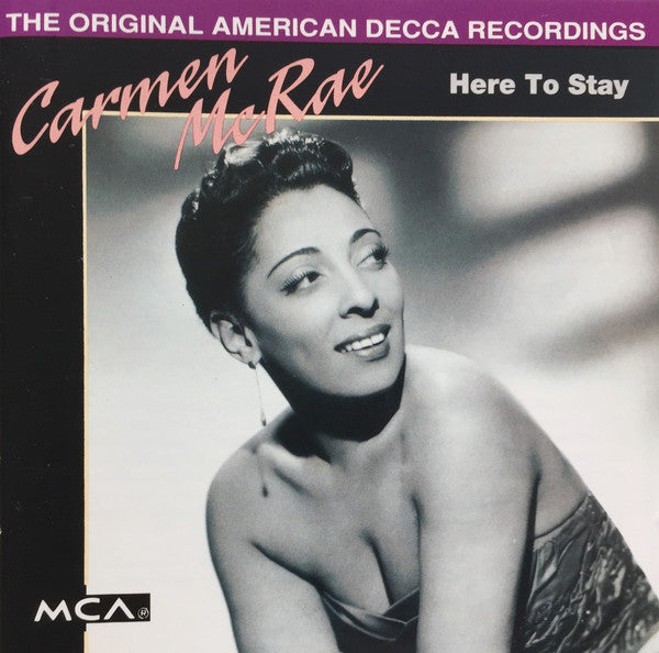Carmen McRae : Here To Stay (CD, Comp, RM)
