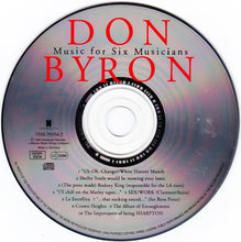 Carica l&#39;immagine nel visualizzatore di Gallery, Don Byron : Music For Six Musicians (CD, Album)
