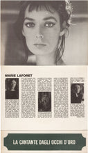 Carica l&#39;immagine nel visualizzatore di Gallery, Marie Laforêt : La Cantante Dagli Occhi D&#39;oro (LP, Album, Gat)
