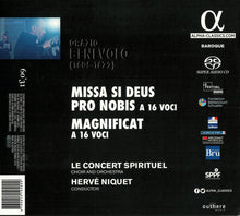 Carica l&#39;immagine nel visualizzatore di Gallery, Orazio Benevoli – Le Concert Spirituel, Hervé Niquet : Missa Si Deus Pro Nobis / Magnificat (CD, Album)

