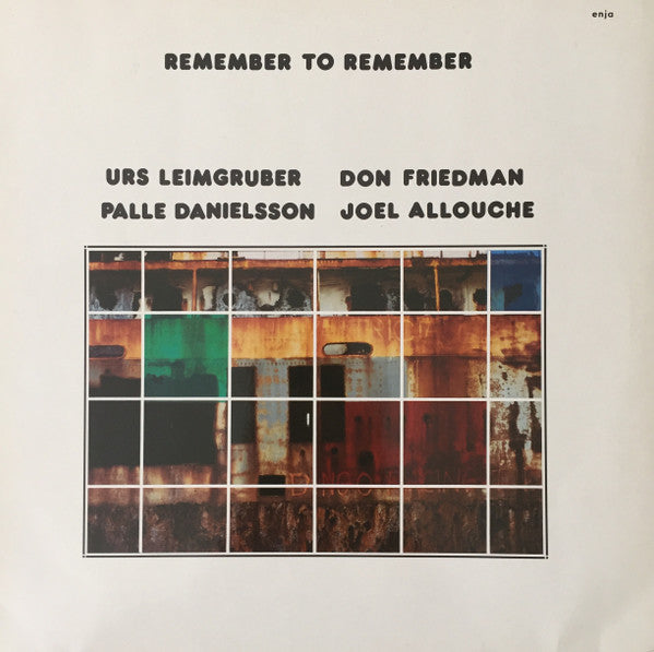 Reflexionen : Remember To Remember (LP, Album)