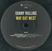 Carica l&#39;immagine nel visualizzatore di Gallery, Sonny Rollins : Way Out West (LP, Album, RE, 180)
