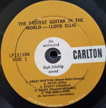 Carica l&#39;immagine nel visualizzatore di Gallery, Lloyd Ellis : The Fastest Guitar In The World (LP, Album, Mono, Ind)
