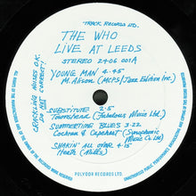 Carica l&#39;immagine nel visualizzatore di Gallery, The Who : Live At Leeds (LP, Album, RE, 200)
