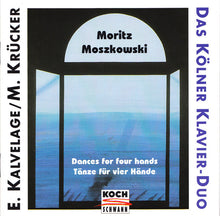 Carica l&#39;immagine nel visualizzatore di Gallery, Moritz Moszkowski, Kölner Klavier Duo : Dances For Four Hands (CD)
