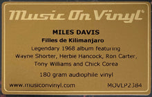 Carica l&#39;immagine nel visualizzatore di Gallery, Miles Davis : Filles De Kilimanjaro (LP, Album, RE)
