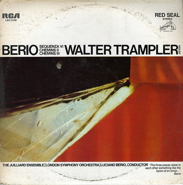 Luciano Berio : Sequenza VI / Chemins II / Chemins III (LP)