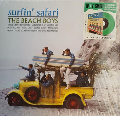 The Beach Boys : Surfin' Safari (LP, Album, RE + 7