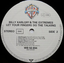 Carica l&#39;immagine nel visualizzatore di Gallery, Billy Karloff &amp; The Extremes : Let Your Fingers Do The Talking (LP, Album)
