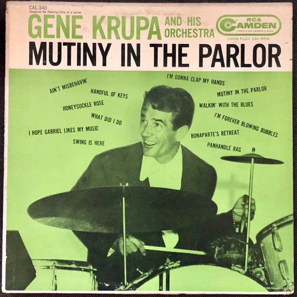 Gene Krupa : Mutiny In The Parlor (LP, Comp, Mono)