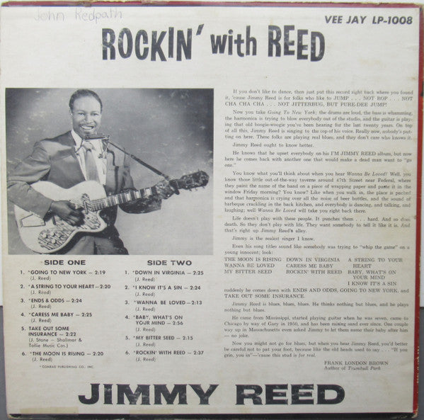 JIMMY REED-Rockin´ With Reed (US:2nd Press MONO)-