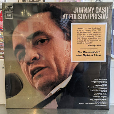 Johnny Cash : At Folsom Prison (LP, Album, RE)