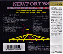 Carica l&#39;immagine nel visualizzatore di Gallery, Dinah Washington, Terry Gibbs, Max Roach &amp; Don Elliott : Newport &#39;58 (CD, Album, RE)
