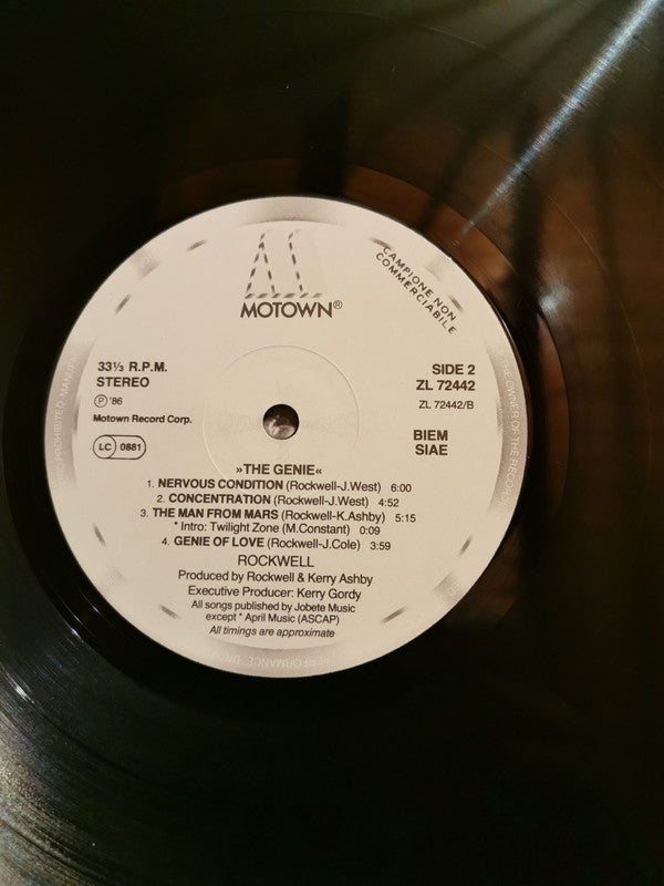 Rockwell : The Genie (LP, Promo, W/Lbl)