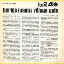 Carica l&#39;immagine nel visualizzatore di Gallery, Herbie Mann : Herbie Mann At The Village Gate (LP, Album, RE)
