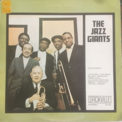 The Jazz Giants (6) Featuring Wild Bill Davison, Buzzy Drootin, Herb Hall, Claude Hopkins, Benny Morton, Arvell Shaw : The Jazz Giants (LP, Album)