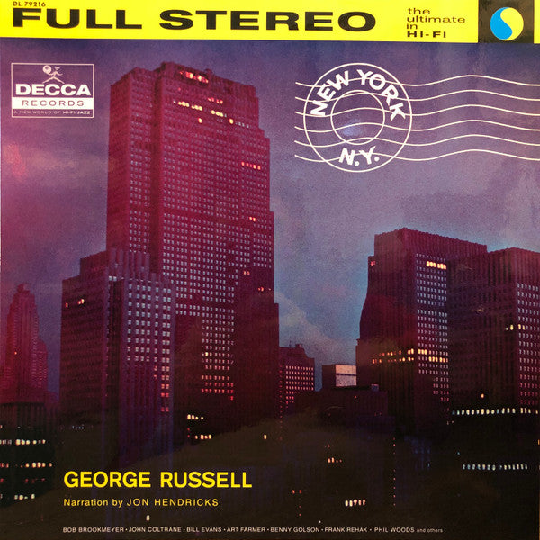 George Russell Orchestra : New York, N.Y. (LP, Album, RE, Gat)