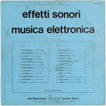 Carica l&#39;immagine nel visualizzatore di Gallery, Unknown Artist : Effetti Sonori Musica Elettronica (LP, Mono)
