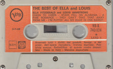 Carica l&#39;immagine nel visualizzatore di Gallery, Ella Fitzgerald &amp; Louis Armstrong : The Best Of Ella And Louis (Cass, Comp)
