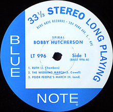 Carica l&#39;immagine nel visualizzatore di Gallery, Bobby Hutcherson : Spiral (LP, Album, RE, 304)
