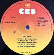 Carica l&#39;immagine nel visualizzatore di Gallery, The Dave Brubeck Quartet : Time Out (LP, Album, Mono, RE, CGD)
