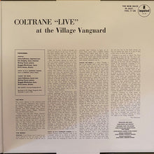 Carica l&#39;immagine nel visualizzatore di Gallery, John Coltrane : &quot;Live&quot; At The Village Vanguard (LP, Album, RE, 180)
