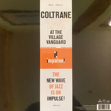 Carica l&#39;immagine nel visualizzatore di Gallery, John Coltrane : &quot;Live&quot; At The Village Vanguard (LP, Album, RE, 180)
