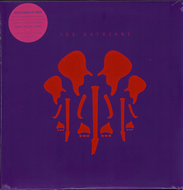 Joe Satriani : The Elephants Of Mars (2xLP, Album, Ltd, Ora)