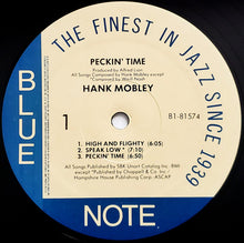 Carica l&#39;immagine nel visualizzatore di Gallery, Hank Mobley - Lee Morgan : Peckin&#39; Time (LP, Album, RE)
