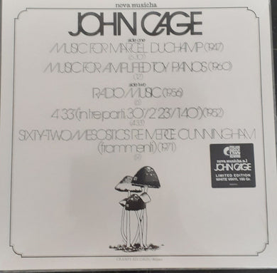 John Cage : John Cage (LP, Album, Ltd, RE, Whi)